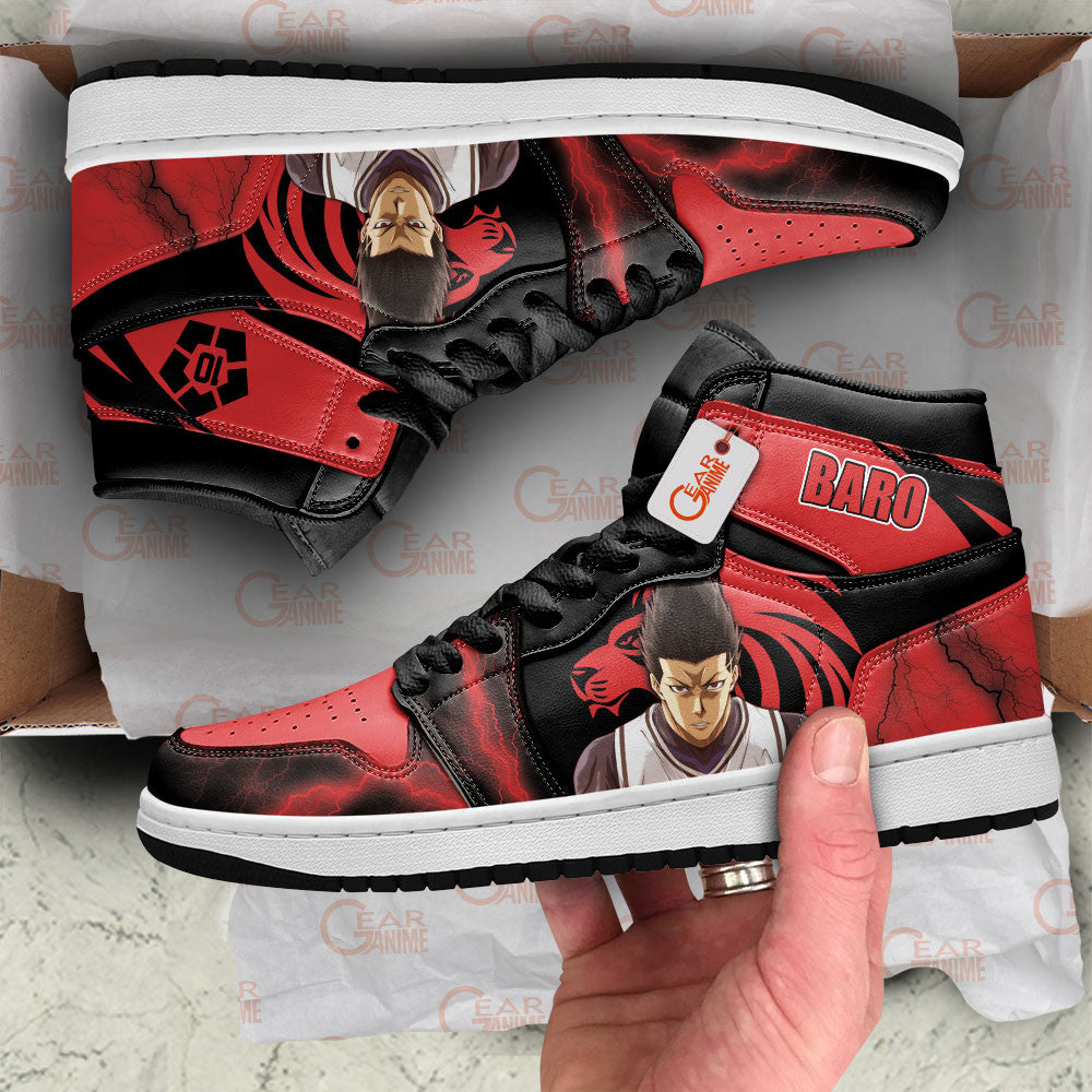 Shoei Baro Custom High-Top Sneakers - Personalized Name