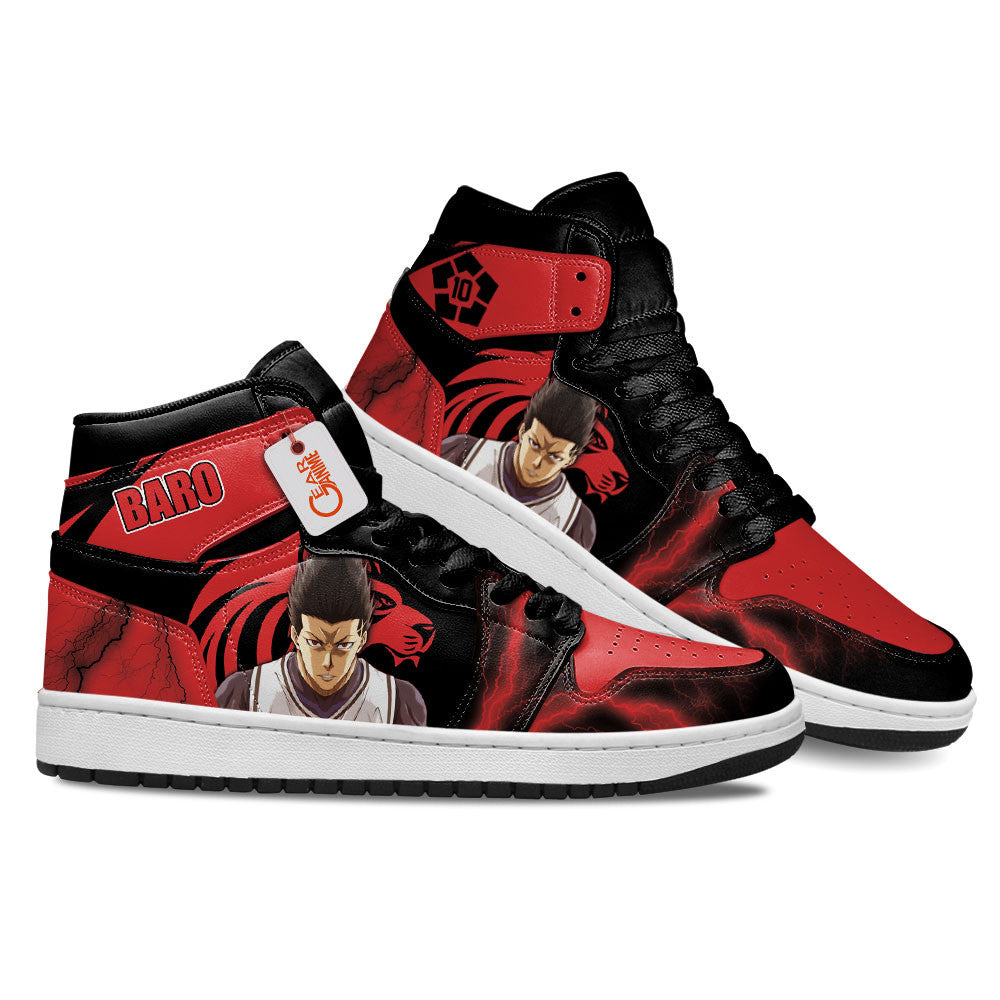 Shoei Baro Custom High-Top Sneakers - Personalized Name