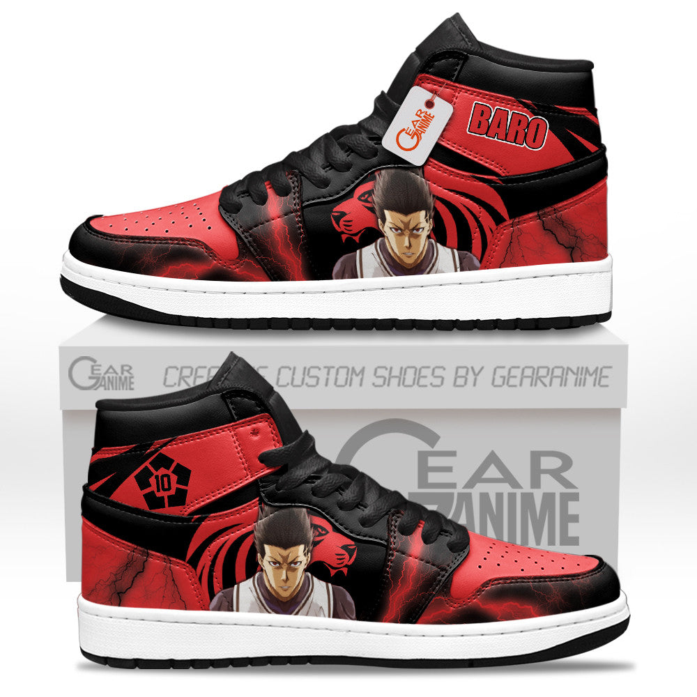 Shoei Baro Custom High-Top Sneakers - Personalized Name