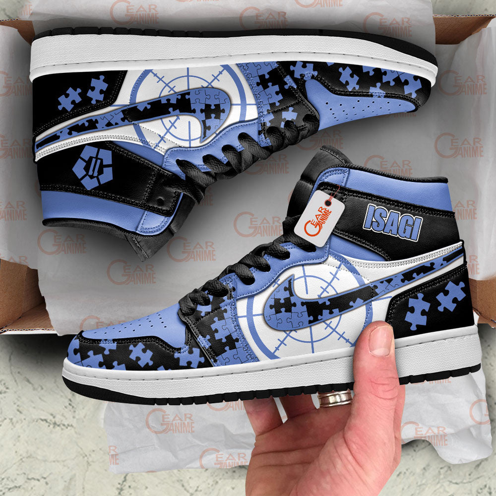 Yoichi Isagi High-Top Sneakers Direct Shot Custom Name