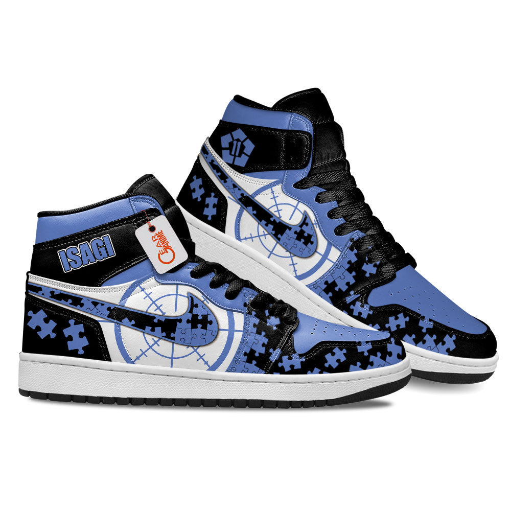 Yoichi Isagi High-Top Sneakers Direct Shot Custom Name
