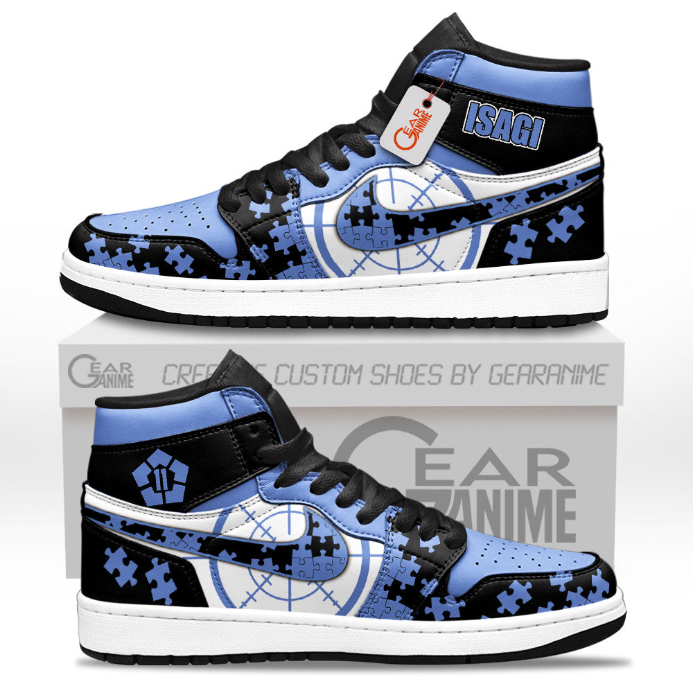 Yoichi Isagi High-Top Sneakers Direct Shot Custom Name