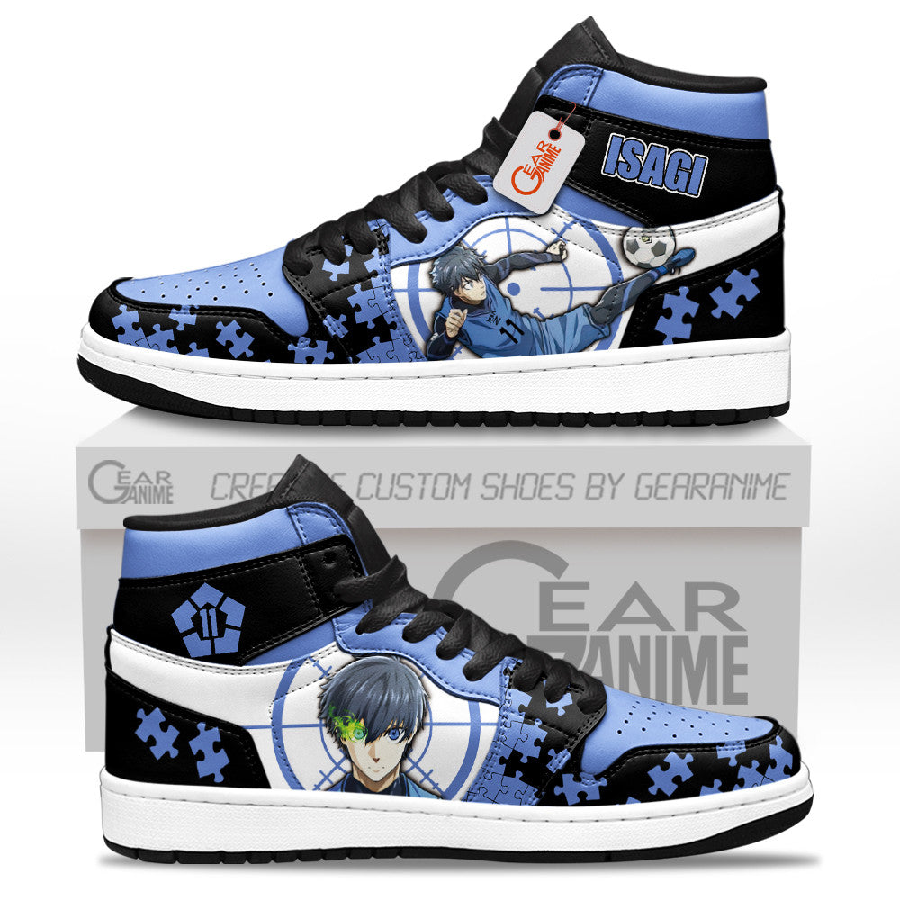 Yoichi Isagi Custom High-Top Sneakers - Personalized Name