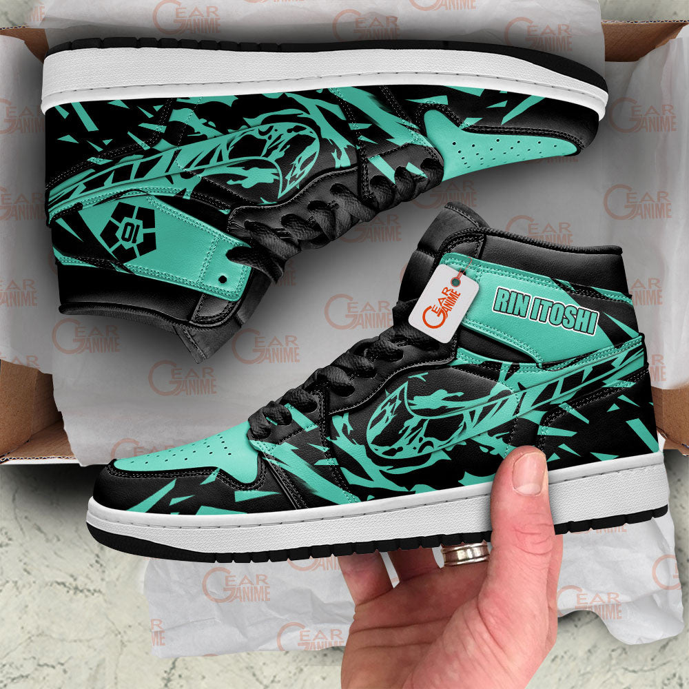 Rin Itoshi High-Top Sneakers Flow State Custom Name