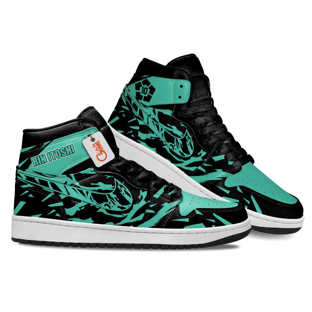 Rin Itoshi High-Top Sneakers Flow State Custom Name