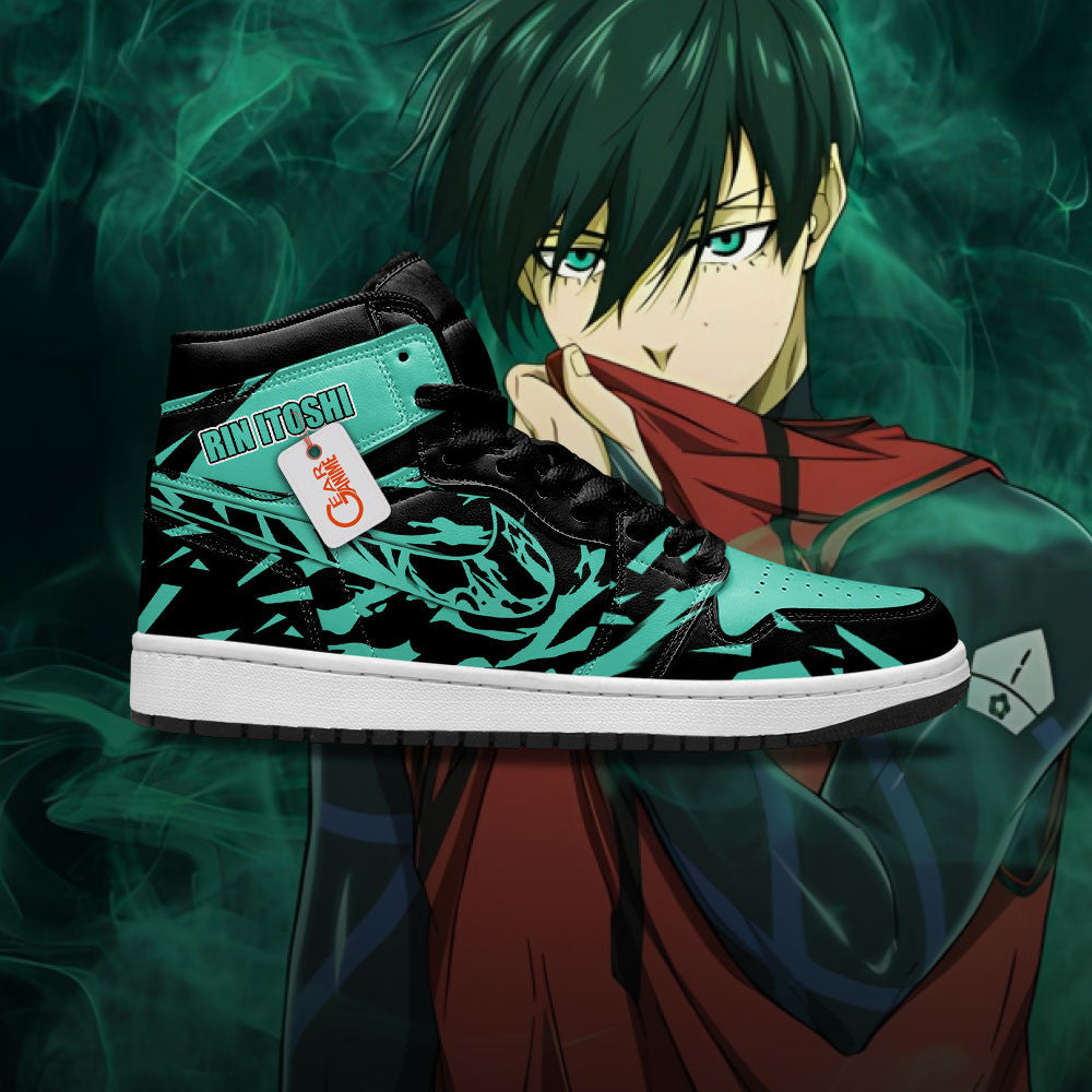 Rin Itoshi High-Top Sneakers Flow State Custom Name