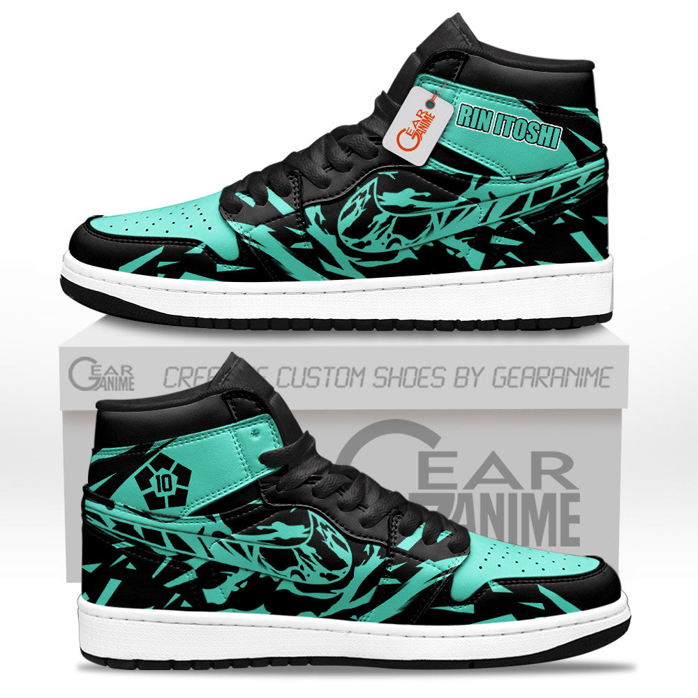 Rin Itoshi High-Top Sneakers Flow State Custom Name