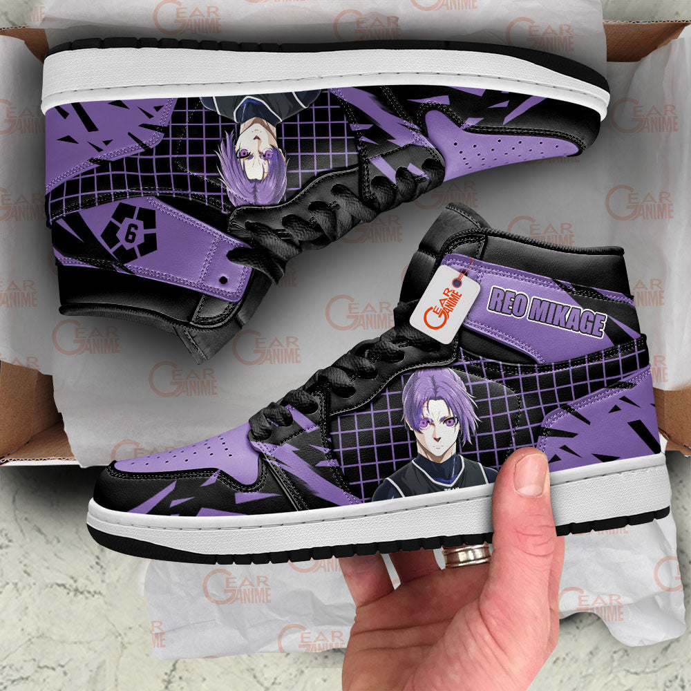 Reo Mikage Custom High-Top Sneakers - Personalized Name