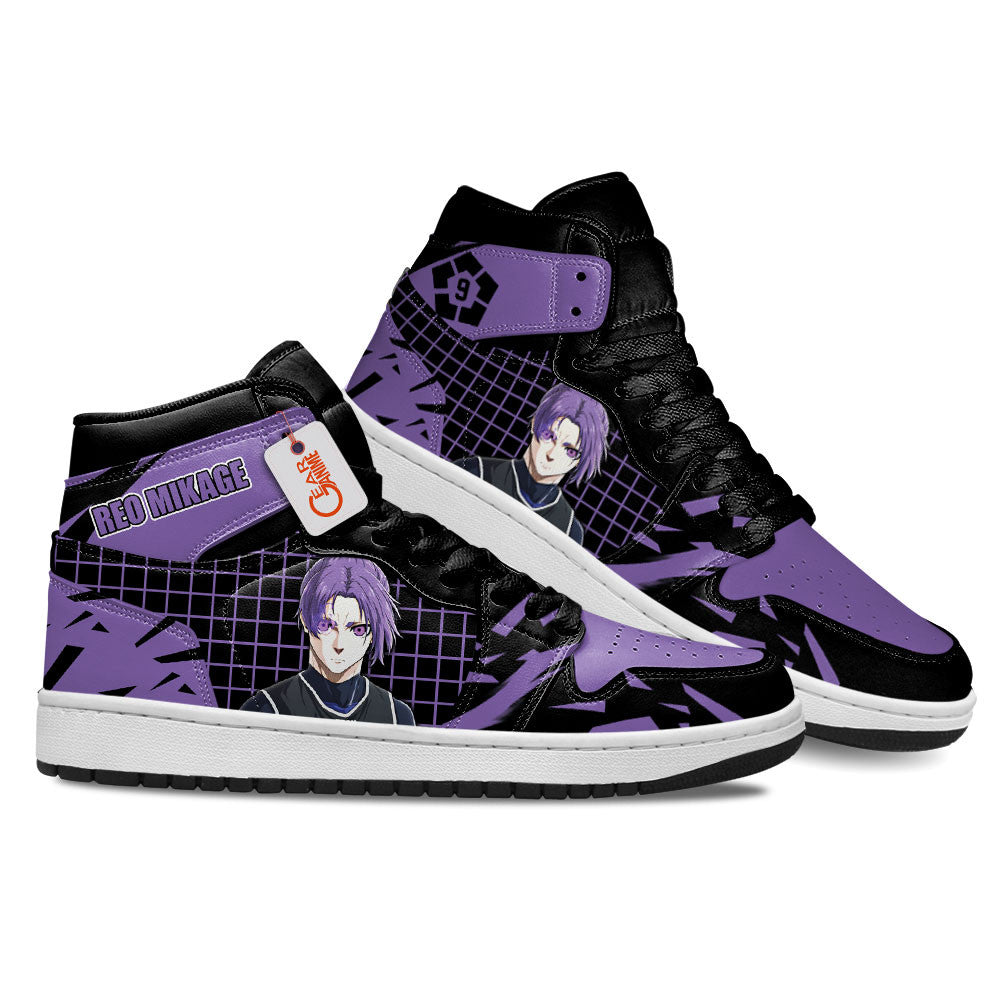 Reo Mikage Custom High-Top Sneakers - Personalized Name