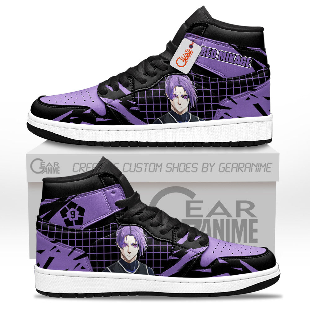 Reo Mikage Custom High-Top Sneakers - Personalized Name