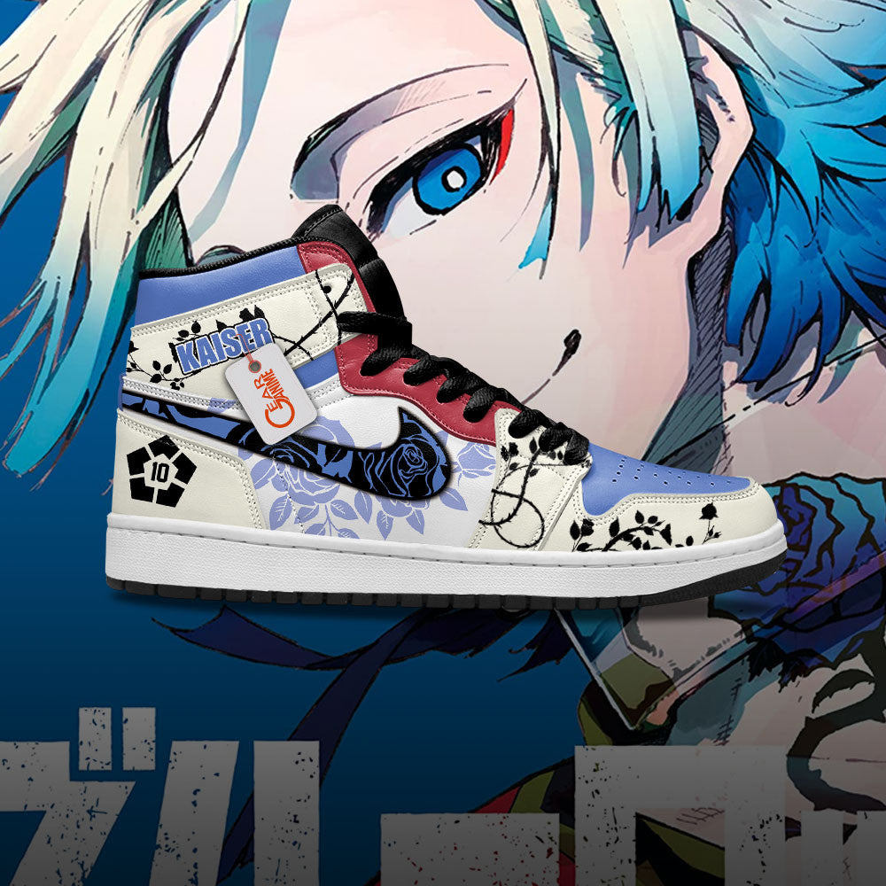 Michael Kaiser Blue Lock Personalized High-Top Sneakers