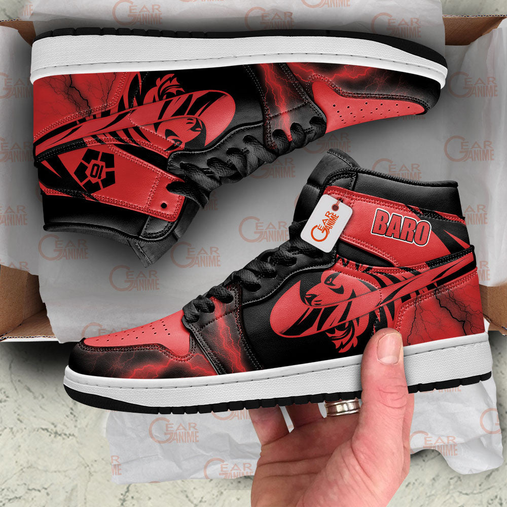 Shoei Baro The King Custom High-Top Sneakers - Personalized Name