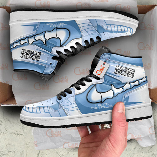 Blue Eyes White Dragon Shoes Custom High-Top Sneakers
