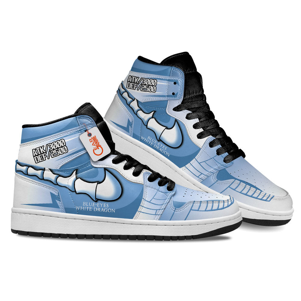 Blue Eyes White Dragon Shoes Custom High-Top Sneakers