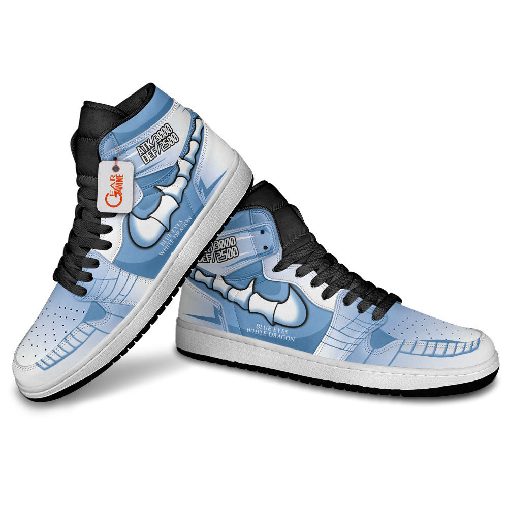 Blue Eyes White Dragon Shoes Custom High-Top Sneakers