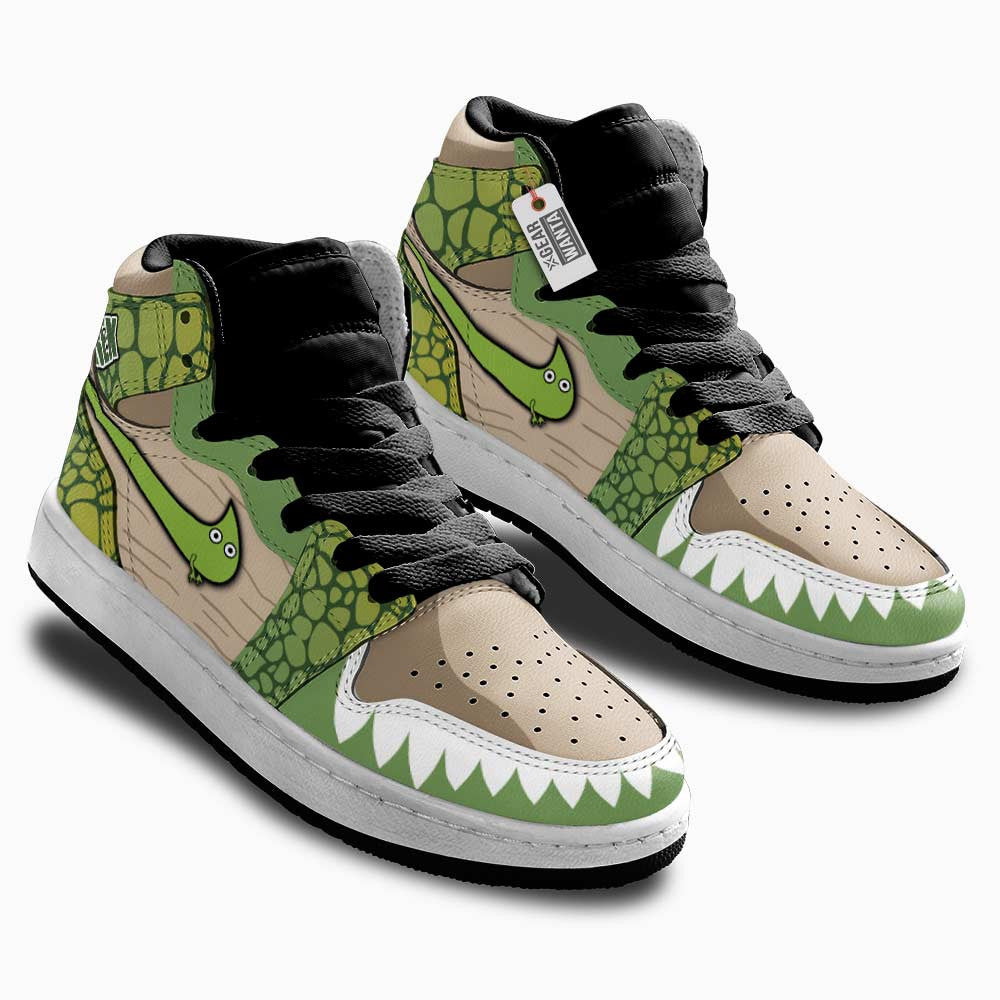 Rex Dinosaur Toy Kids High-Top Sneakers