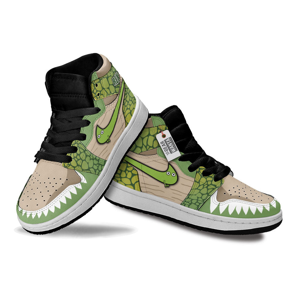 Rex Dinosaur Toy Kids High-Top Sneakers