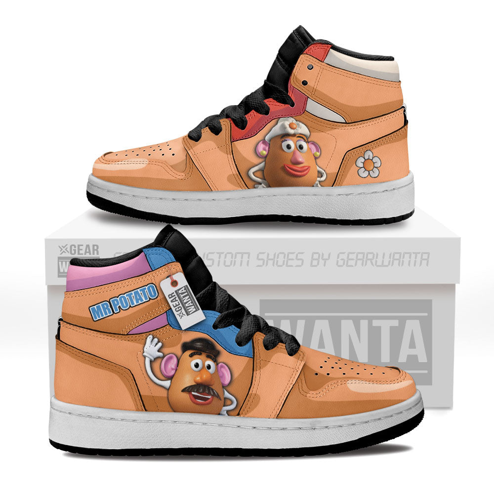 Mrs & Mr Potato Kids High-Top Sneakers