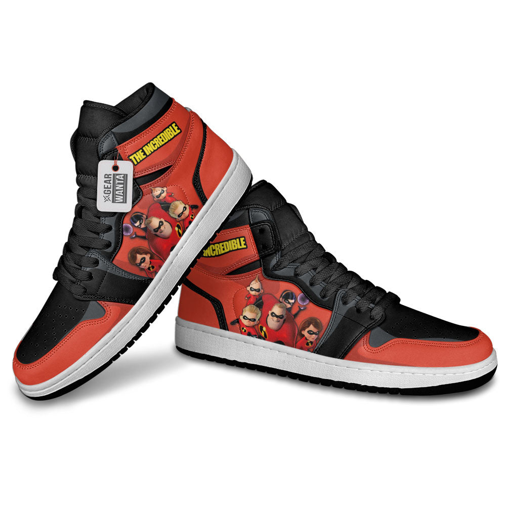The Parr Family Custom Movie High-Top Sneakers