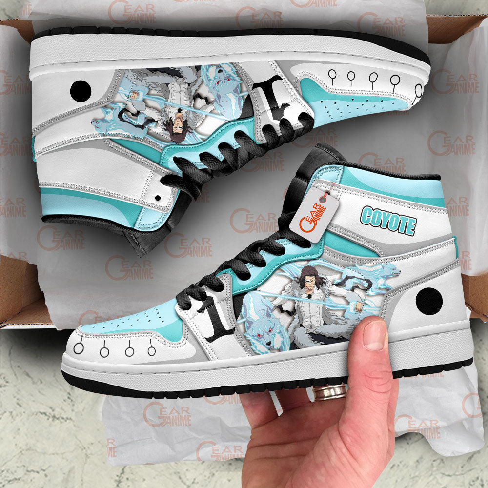 Coyote Starrk Custom High-Top Sneakers - Personalized Name