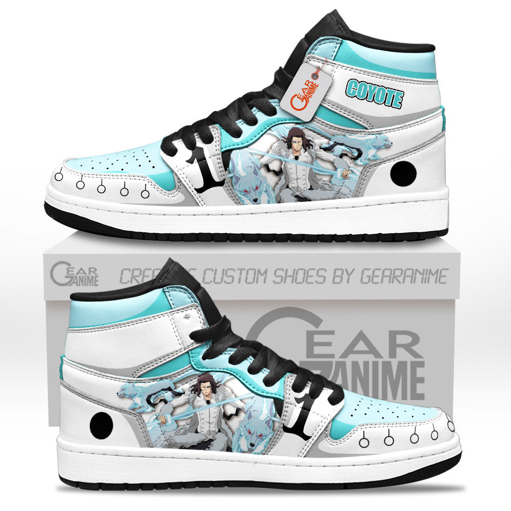 Coyote Starrk Custom High-Top Sneakers - Personalized Name