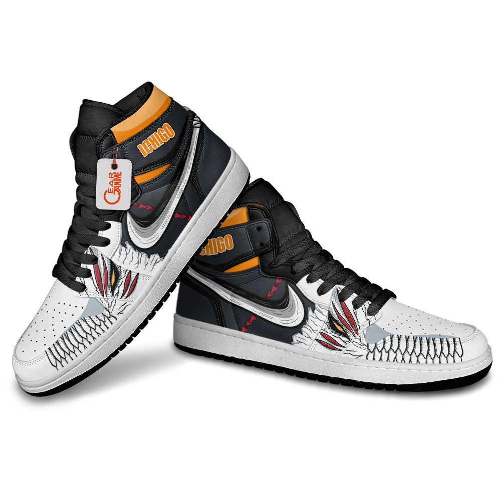 Hollow Ichigo Kurosaki Custom High-Top Sneakers - Personalized Name