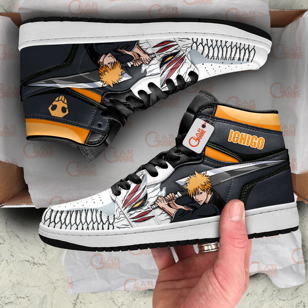 Ichigo Kurosaki High-Top Sneakers All Form Custom Name