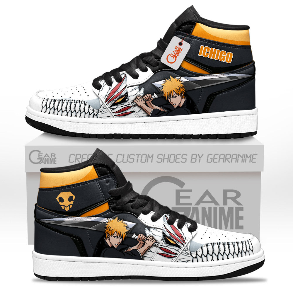 Ichigo Kurosaki High-Top Sneakers All Form Custom Name