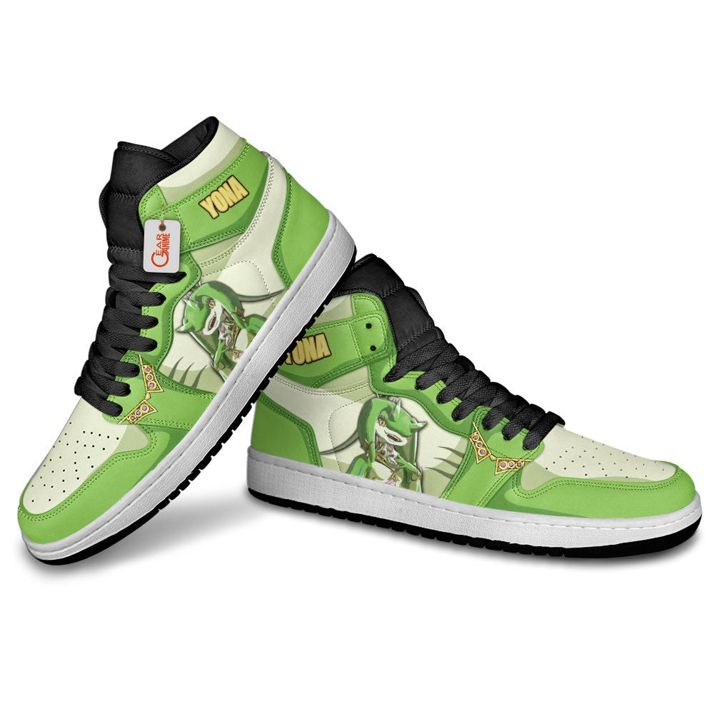 Yona High-Top Sneakers Custom Zelda
