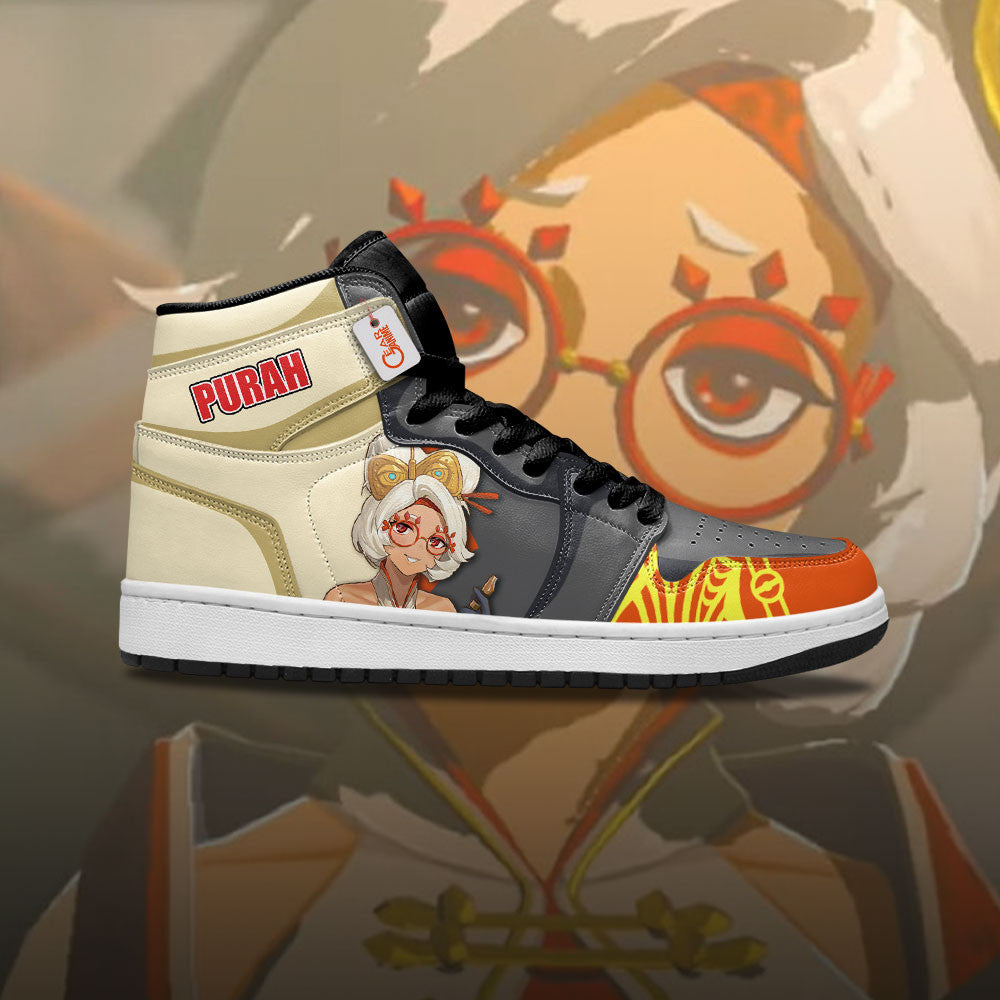 Purah High-Top Sneakers Custom Zelda
