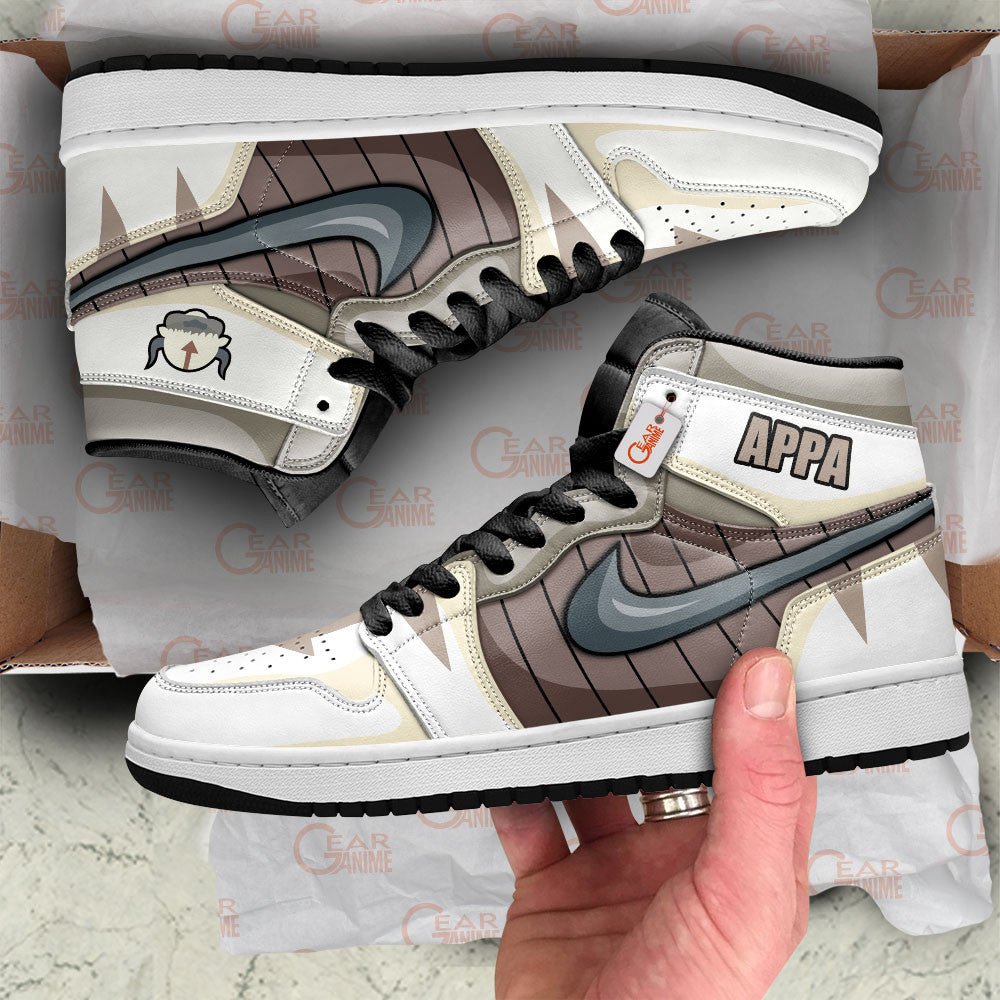 Appa High-Top Sneakers Flying Bison Custom Name