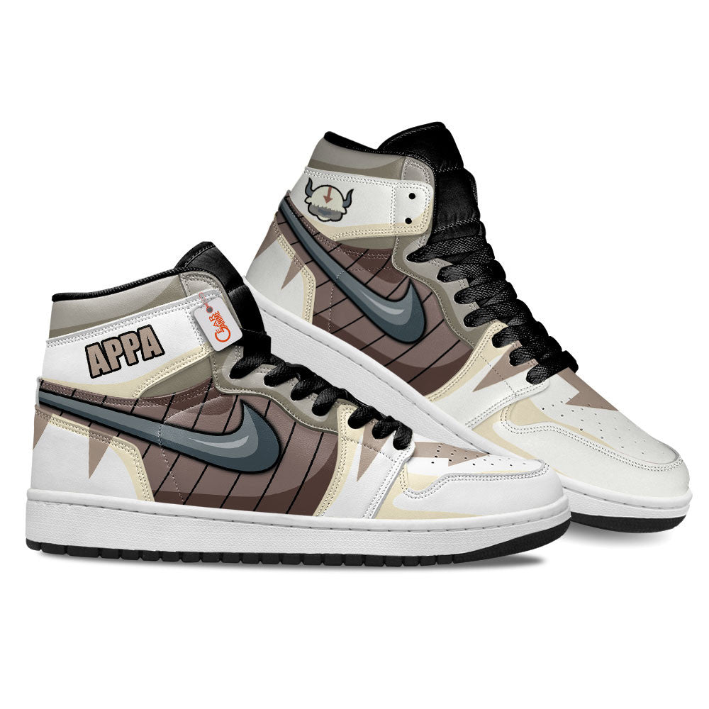 Appa High-Top Sneakers Flying Bison Custom Name