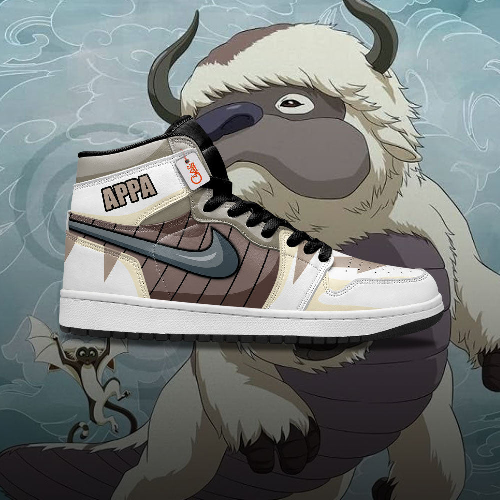Appa High-Top Sneakers Flying Bison Custom Name
