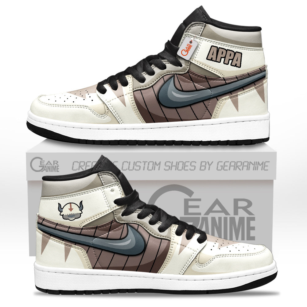 Appa High-Top Sneakers Flying Bison Custom Name