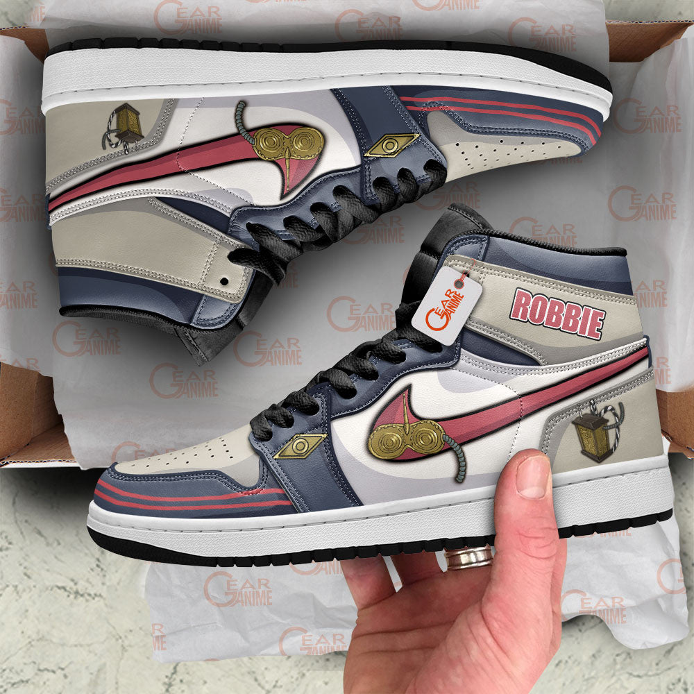 Robbie High-Top Sneakers Custom Zelda gamer Custom Shoes