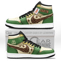 Earth Kingdom Custom High-Top Sneakers - Personalized Name