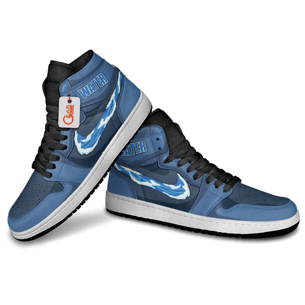 Water Nation Custom High-Top Sneakers - Personalized Name
