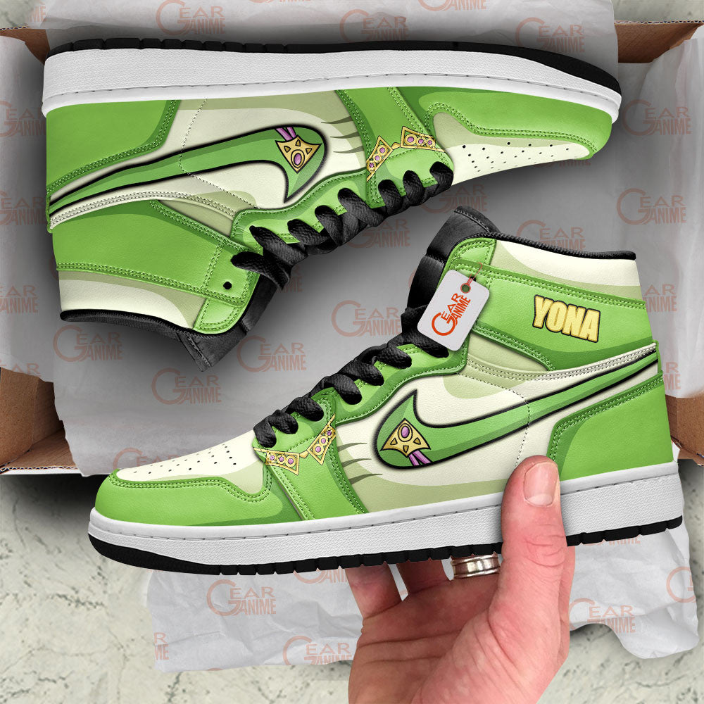 Yona High-Top Sneakers Custom Zelda gamer Custom Shoes