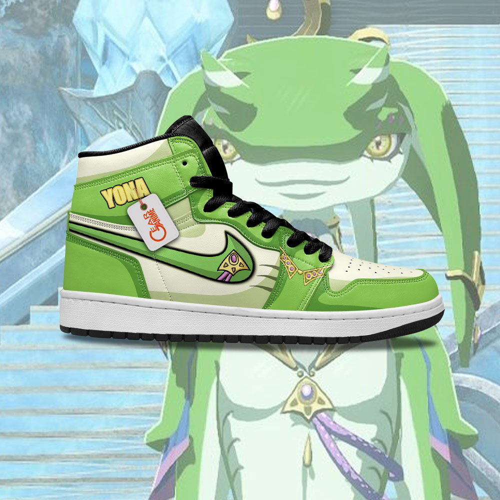 Yona High-Top Sneakers Custom Zelda gamer Custom Shoes