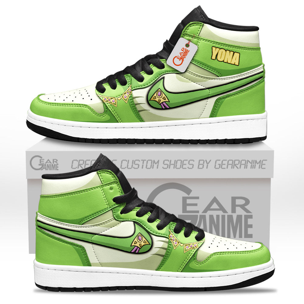 Yona High-Top Sneakers Custom Zelda gamer Custom Shoes