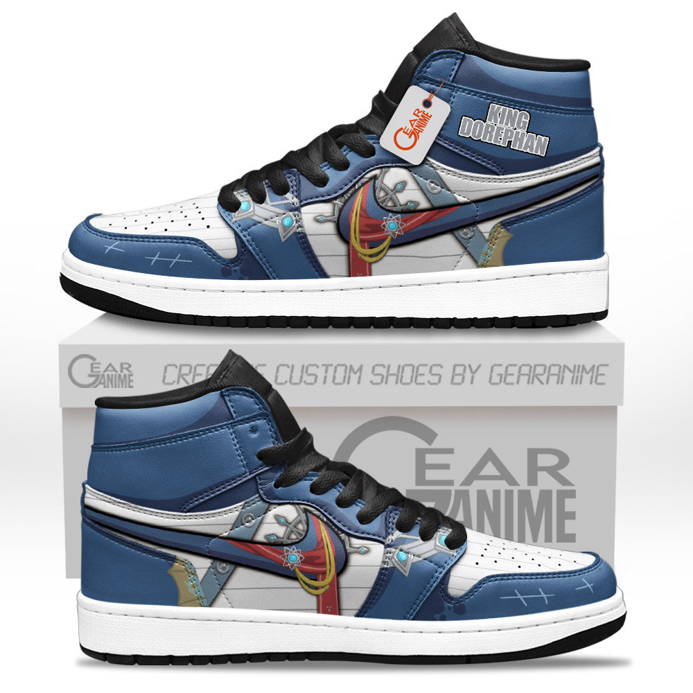 King Dorephan Zelda High-Top Sneakers Custom gamer Custom Shoes