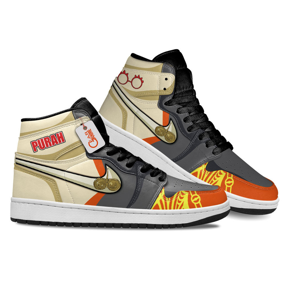 Purah High-Top Sneakers Custom Zelda gamer Custom Shoes