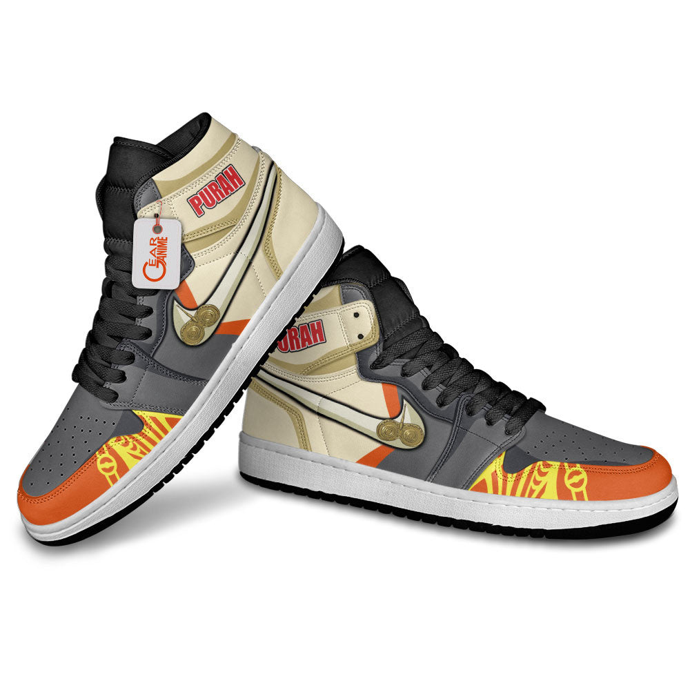 Purah High-Top Sneakers Custom Zelda gamer Custom Shoes