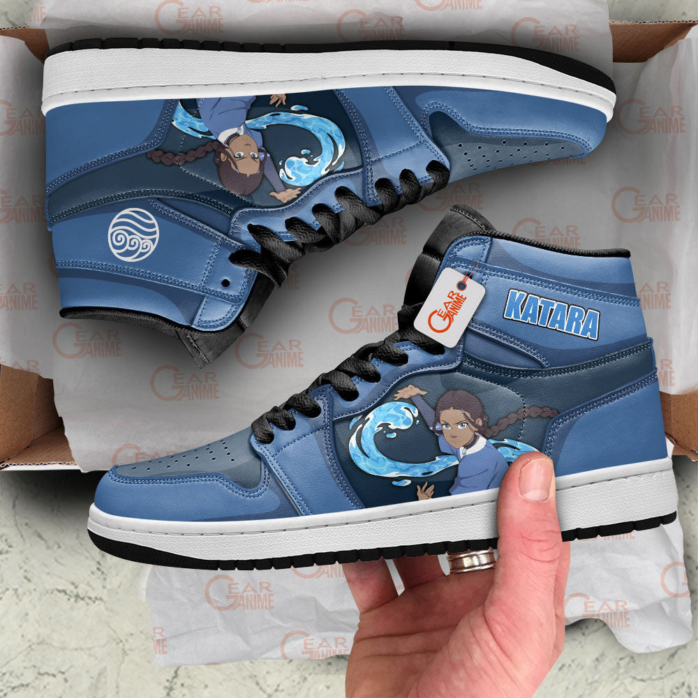 Katara Custom High-Top Sneakers - Personalized Name