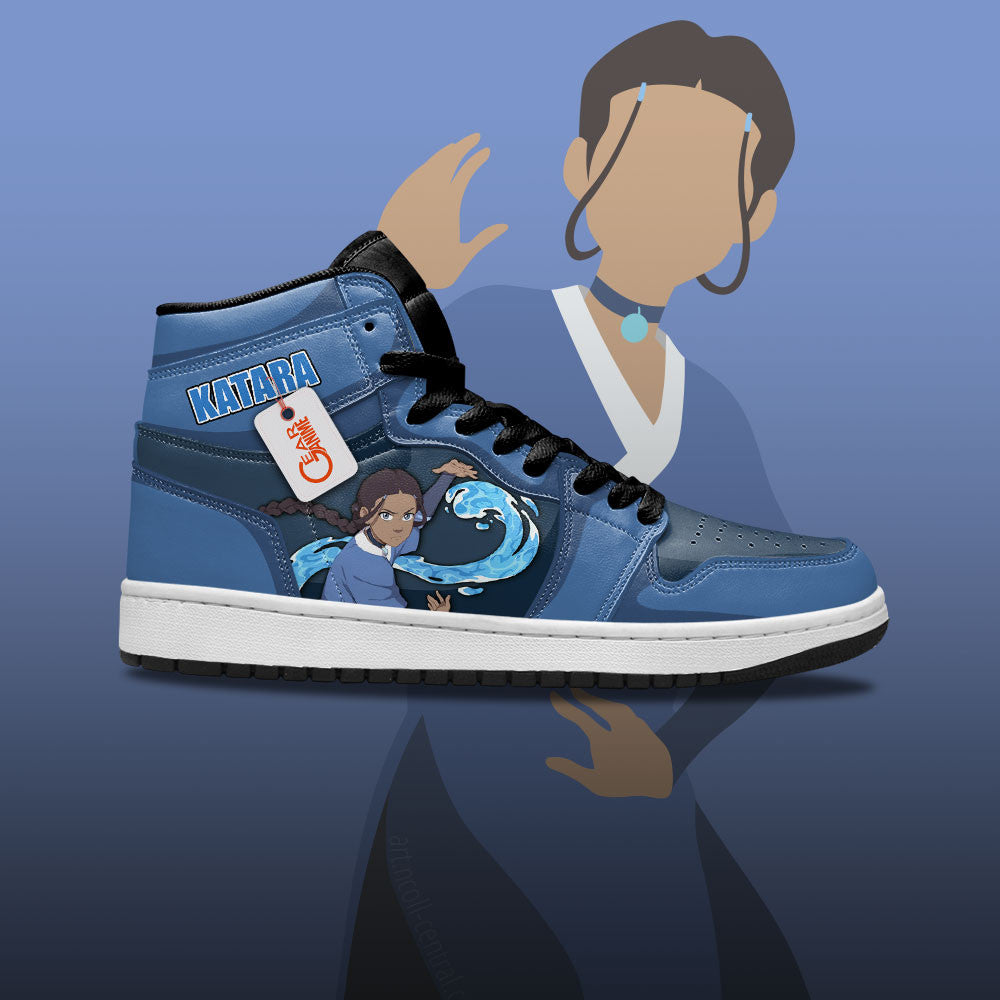 Katara Custom High-Top Sneakers - Personalized Name