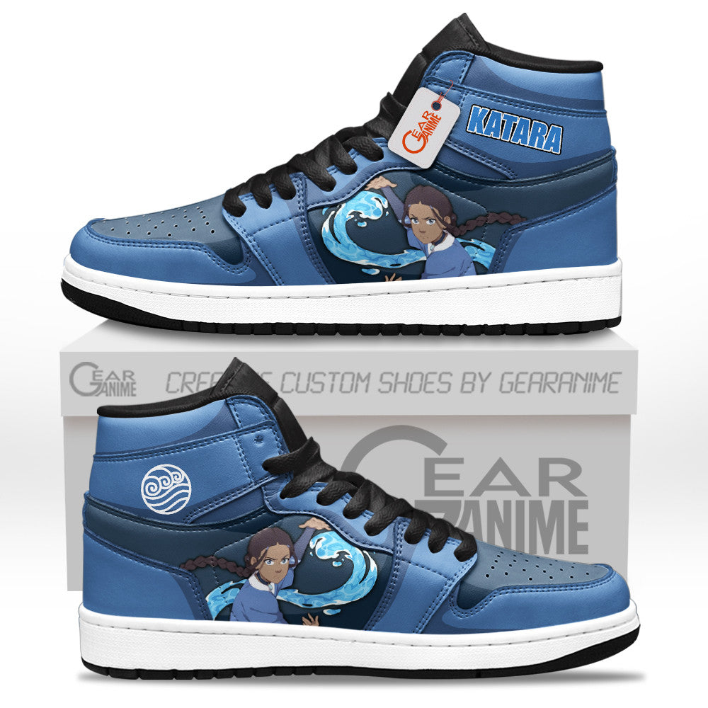 Katara Custom High-Top Sneakers - Personalized Name