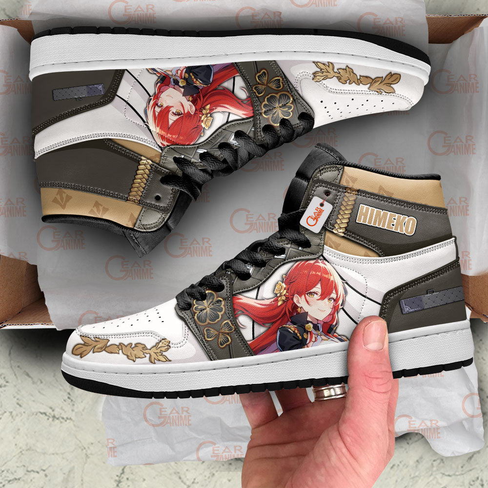 Himeko High-Top Sneakers Custom For Gamer Honkai