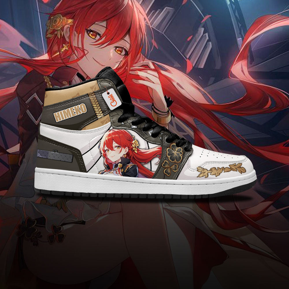 Himeko High-Top Sneakers Custom For Gamer Honkai