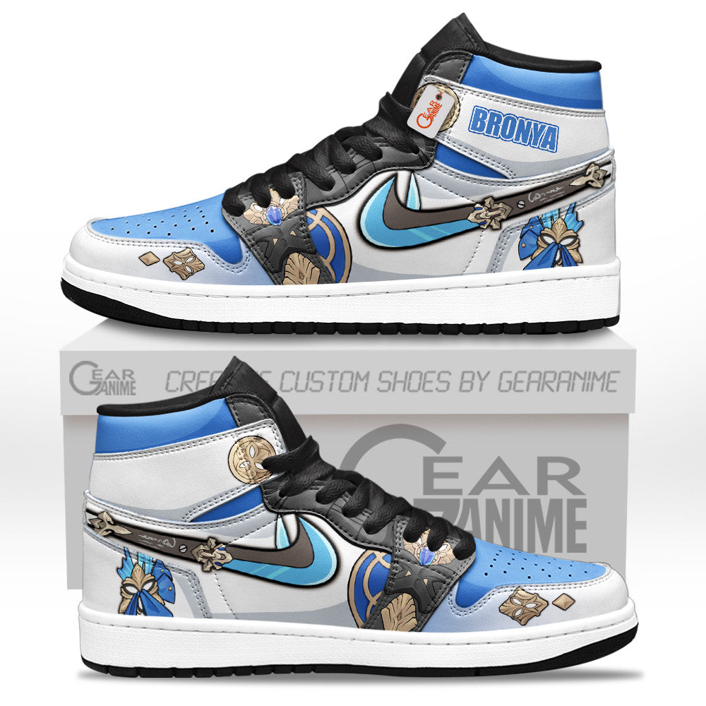 Bronya High-Top Sneakers Custom For Honkai Gamer