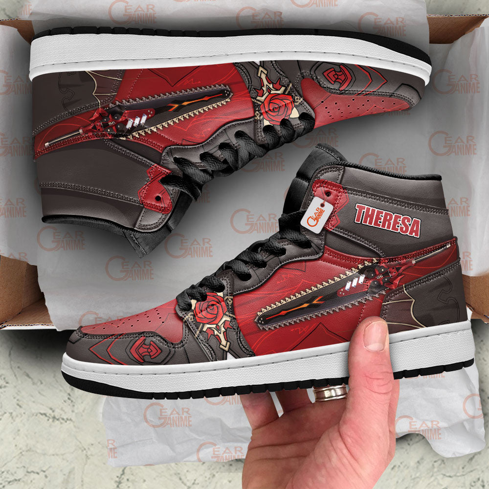 Theresa Apocalypse High-Top Sneakers Custom For Honkai Gamer